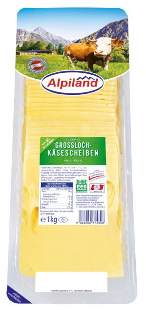 ALPILAND Großlochkäse geschn. 1kg PG